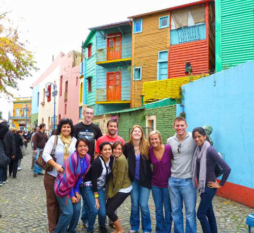 API students exploring Buenos Aires