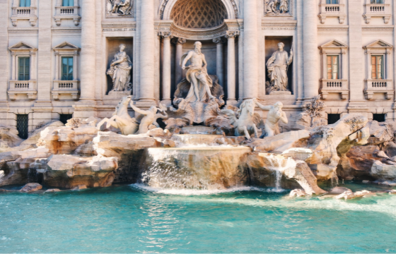 Rome Italy Trevi Fountain