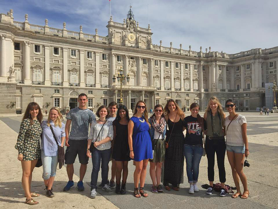 Seville students on excursion