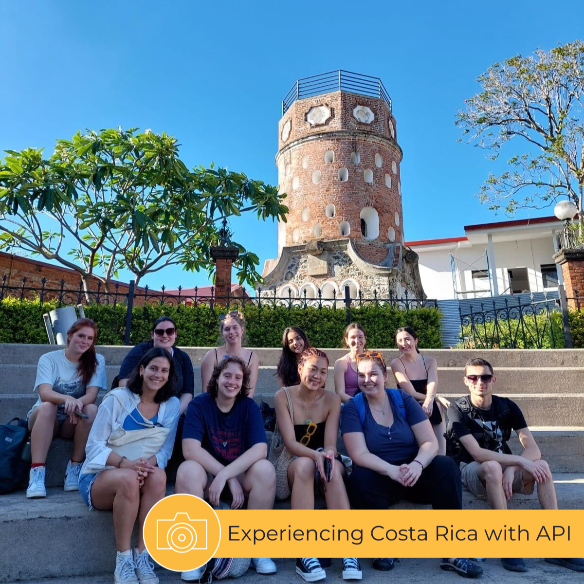 UMass Amherst students experiencing Costa Rica with API
