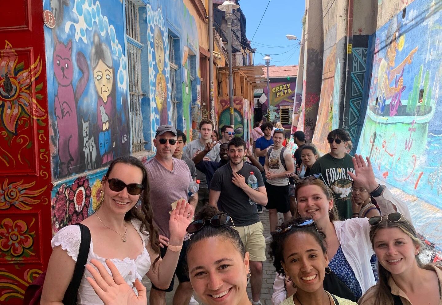 UMass Lowell students experiencing Chile with API