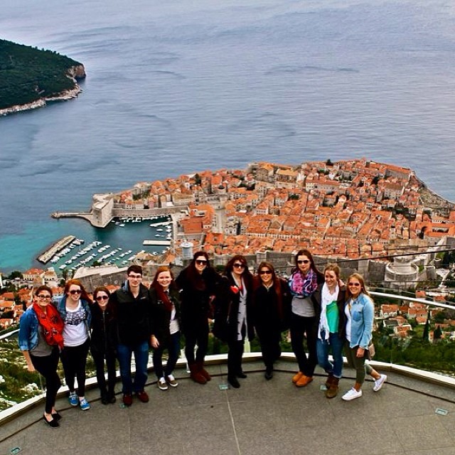 Students experiencing Croatia with API