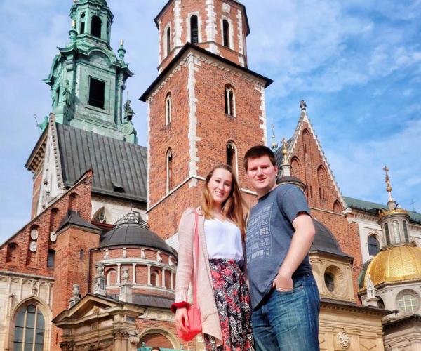 API Krakow students exploring Poland