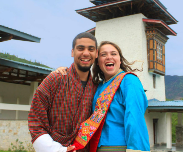 Bhutan Thimphu Students 600x500px