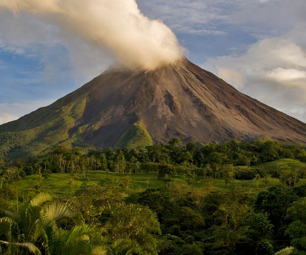 Arenal volcano in Costa Rica